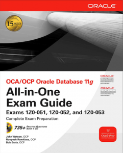 Подготовка к экзаменам Oracle OCA/OCP DBA 11g