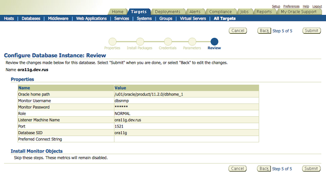 DB Instance Properties