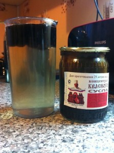 Вода с суслом