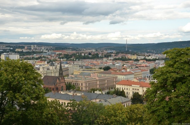 Вид на город Брно