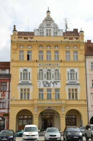 Домики на площади Пржемысла Отакара II