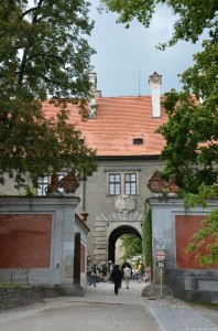 Вход в Замок Чешский Крумлов