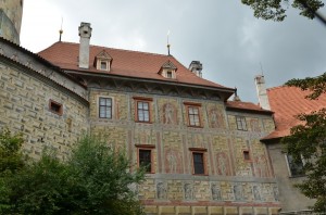 Архитектура Нижнего замка Чешский Крумлов