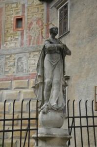 Дева Мария на мосту в Замок Чешский Крумлов