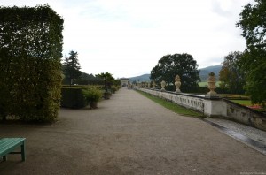 Верхний парк в замке Чешский Крумлов