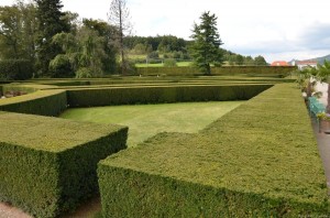 Верхний парк в замке Чешский Крумлов