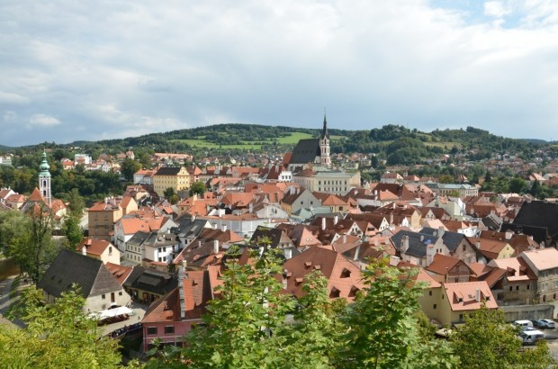 Вид на город