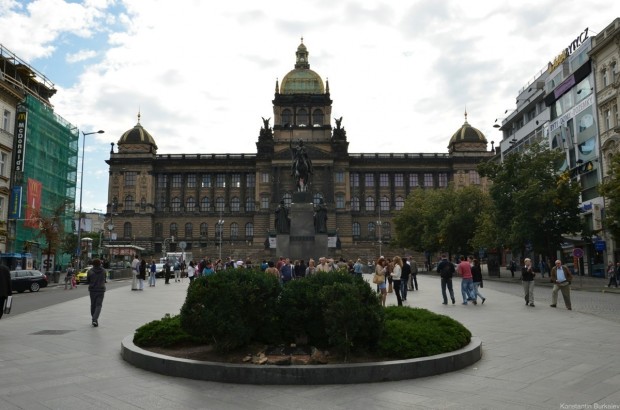 конная скульптура Святого Вацлава