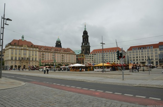 На площади Альтмаркт На площади Альтмаркт